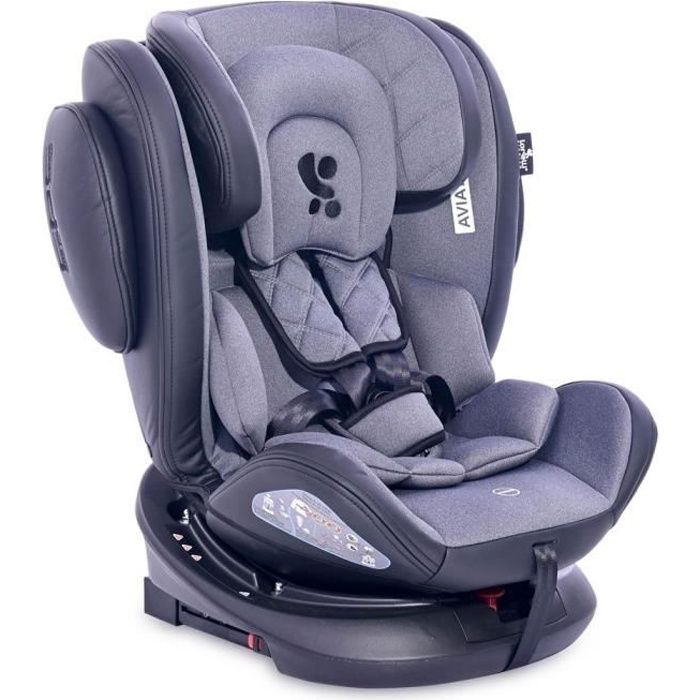 Siège auto bébé pivotant aviator sps isofix groupe 0+/1/2/3 (0-36kg) gris  Lorelli