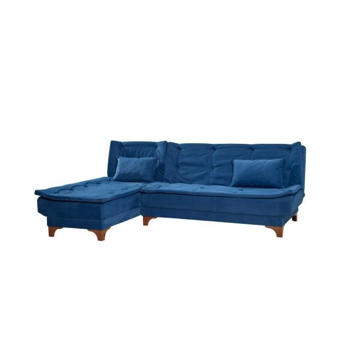 Canapé d'angle Bleu Confort