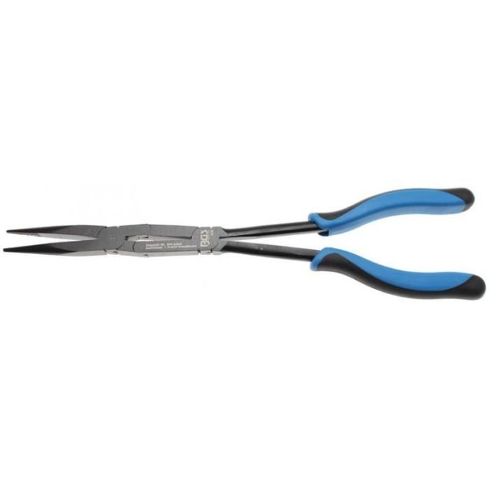 Pince à Pointe Double Articulation Hoteche 330mm CRV HRC40 - Outil Précision Longue Portée