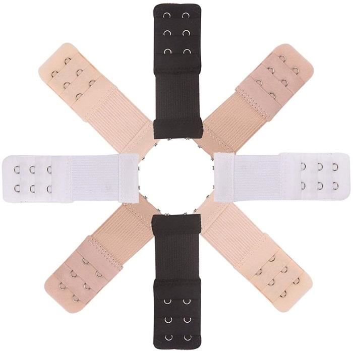 Extenseurs De Soutien-gorge 7 Crochets - Lot De 4 - Élastique Confortable - Pour Ajustement Parfait