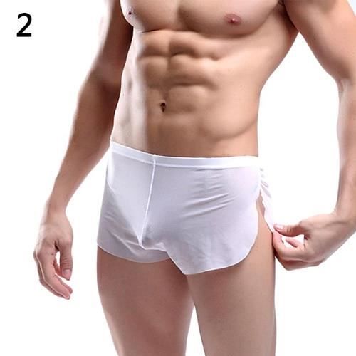 Short homme on sale transparent