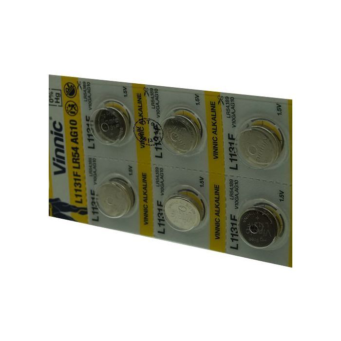 Pack De 10 Piles Vinnic L1142F / LR43 | 1,5V | Haute Qualité, Compatible Universel | Garantie 2 Ans - 5