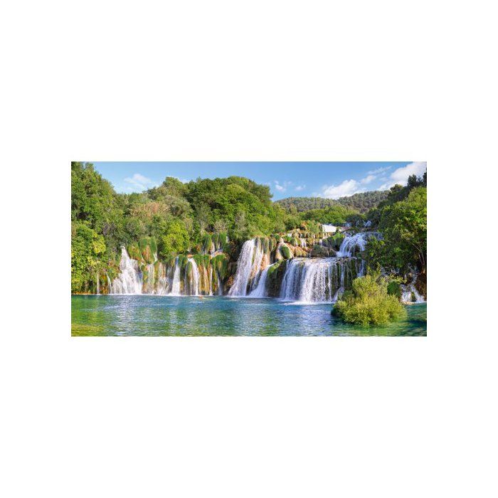 Puzzle Adulte 4000 Pieces Les Cascades De La Rivière Du Parc national de Krka - Collection Paysage De Croatie