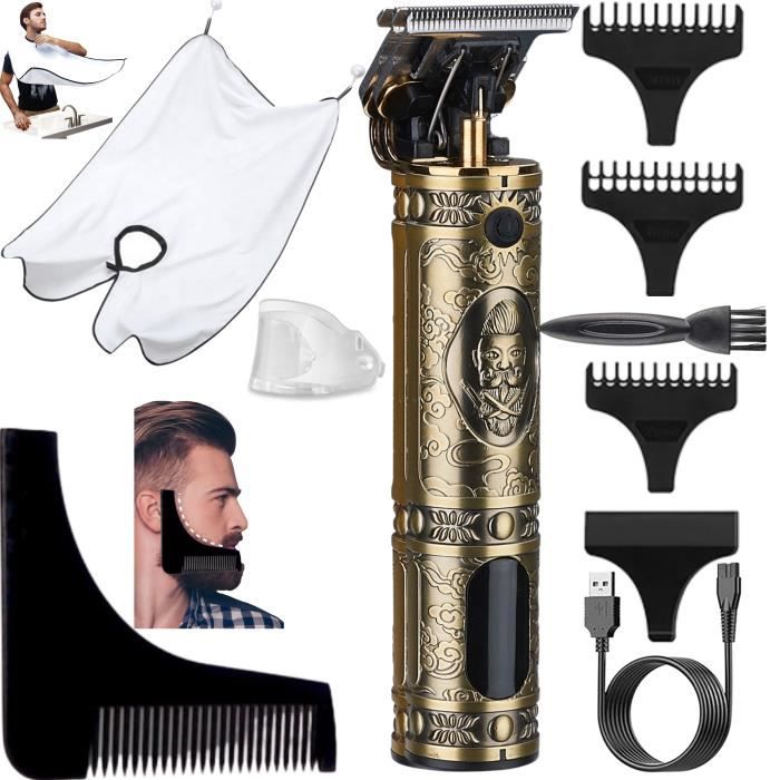 Tondeuse Cheveux Hommes,Tondeuse Barbe Electriques Professionnelle, Sans  Fil Tondeuse à Cheveux Rasoir Barbe Tondeuse - Cdiscount Electroménager