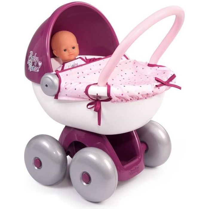 Poupée Parapluie Landau , Jouets Bébé Poupée Landau Pour Avec Panier Et  Muet Roues , Idéal Pour Bébé Poupées À 18 Violet Bébé Poupée Landau Pour  18 Pouces Américain Fille Poupées Avec