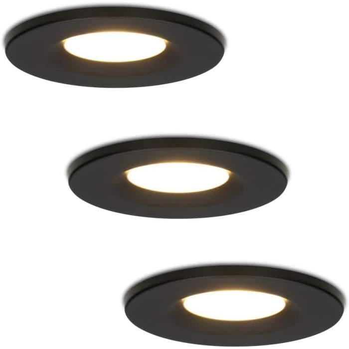 Lot De 20 Spots LED Encastrables 68mm - 4W, Triple Couleur Réglable, IP44, Pour Plafond Cuisine/salle De Bain