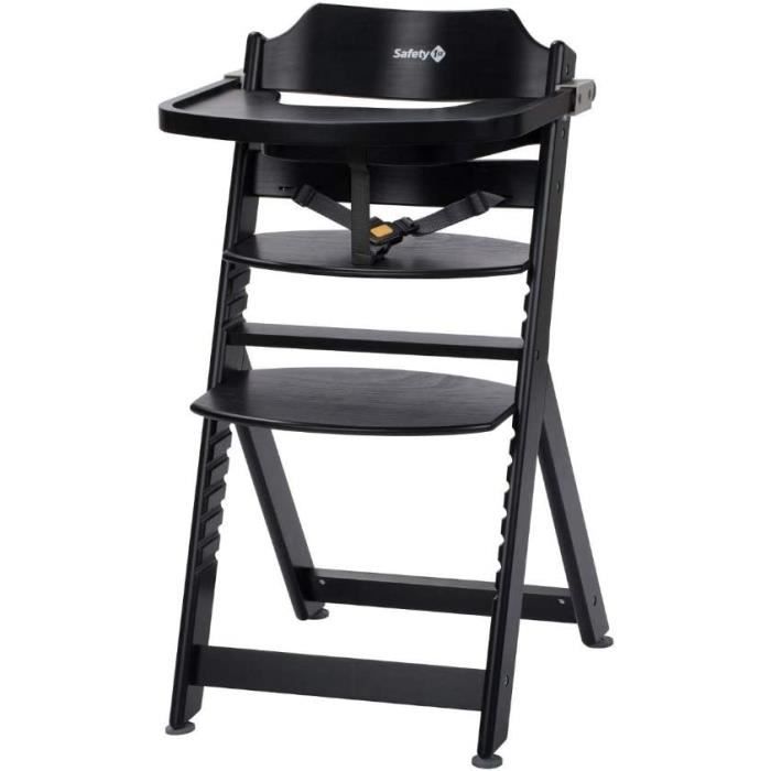 Safety 1st Timba Wooden Highchair, Adjustable Baby Highchair with