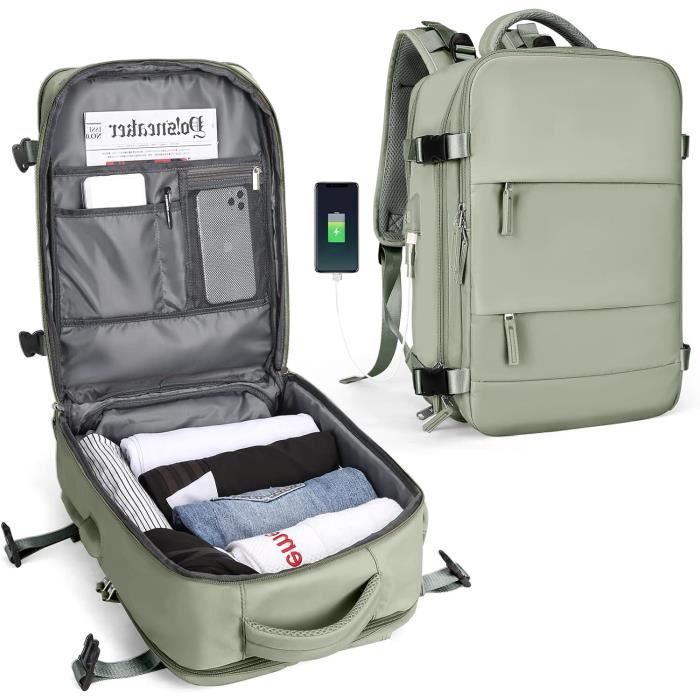 Sac à Dos Voyage Convertible WITZMAN - Noir - Multifonction Homme/Femme - Neuf