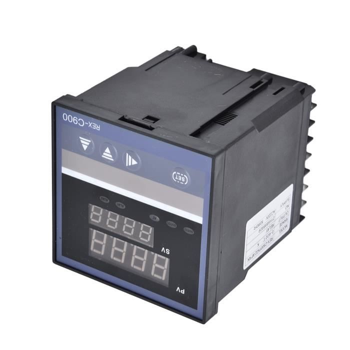 Kit Contrôleur De Température PID REX-C100 + SSR 40A + Thermocouple K - 0 à 400°C AC100-240V