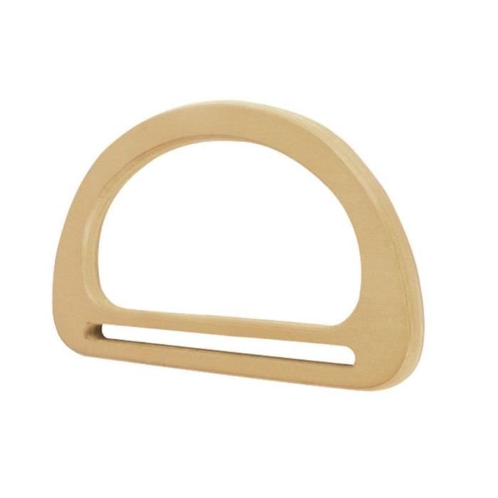 06-Naturel-14cm - Poignée en bois de bambou naturel, 11-1pour , sacs à