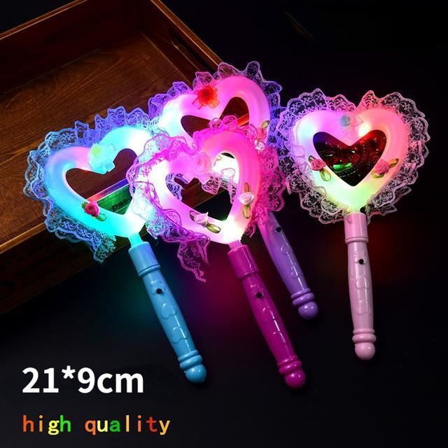 Lot De 2 Baguettes Lumineuses Pour Batterie - Modèle 5A - Nylon Rose - Brille Dans Le Noir - Pour Scène, Spectacle