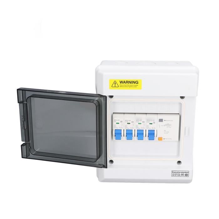Disjoncteur Différentiel 30mA 1P+N 6kA - Protection Maison Contre Chocs Électriques Et Surcharges