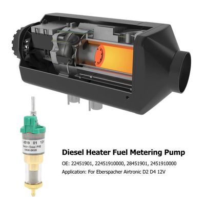 Pompe Doseuse Carburant 12V 22ml Pour Chauffage Eberspacher Airtronic D2 D4 – Étanche, Bas Bruit, Remplacement Facile