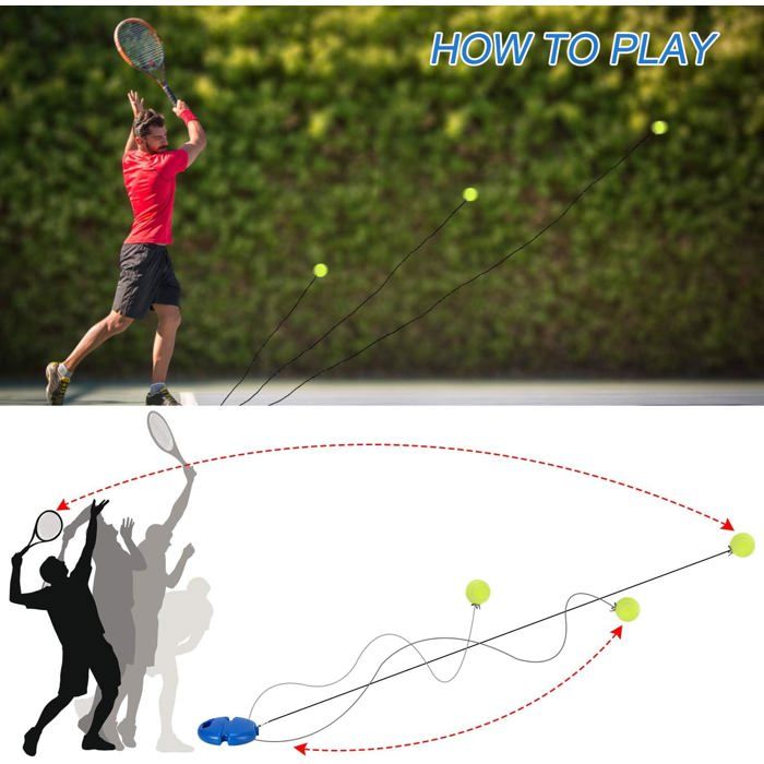 Equipement d'entraînement de tennis en solo | Cameroun