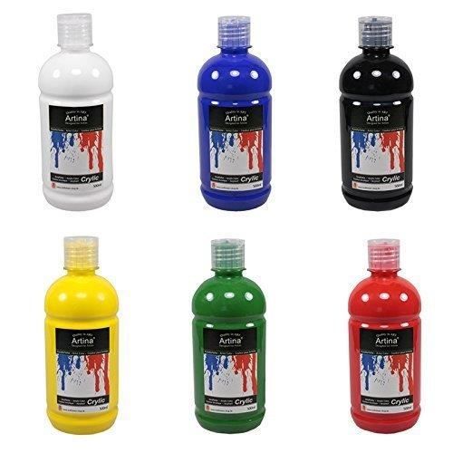Peinture acrylique - Flacons de 500 ml - Asco & Celda