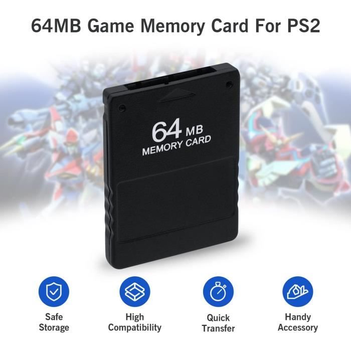 Tonysa Carte Mémoire Pour PS1,1MB Carte Mémoire Stick, Facile à Utiliser, Pour Sony Playstation One PS1, Blanc