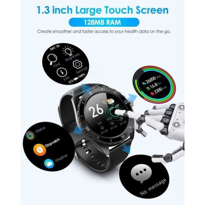 ELEGIANT Montre Connectee Intelligente Fitness Tracker Montre Bracelet Bluetooth 50 Bracelet Sport Femme Homme avec Podometre11 Cdiscount Telephonie