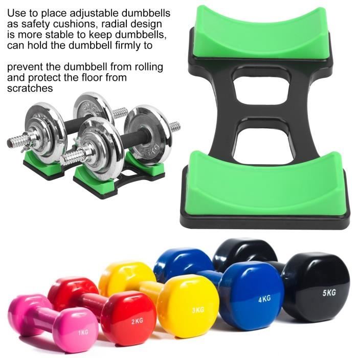 Support De Cadre D'haltères ZenithAur - Paire De Supports Protecteurs Pour Sol, Rangement Salle De Sport Maison - Dimensions 194x100 Mm, Charge 60 Kg
