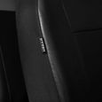CM-B Noir - Housses de sieges universelles compatibles avec BMW 3 E30 E36 E46 E90 F30 G20 G21 (simili cuir) PU4348-2