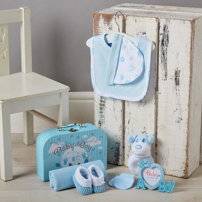 Coffret cadeau naissance garcon Heimess