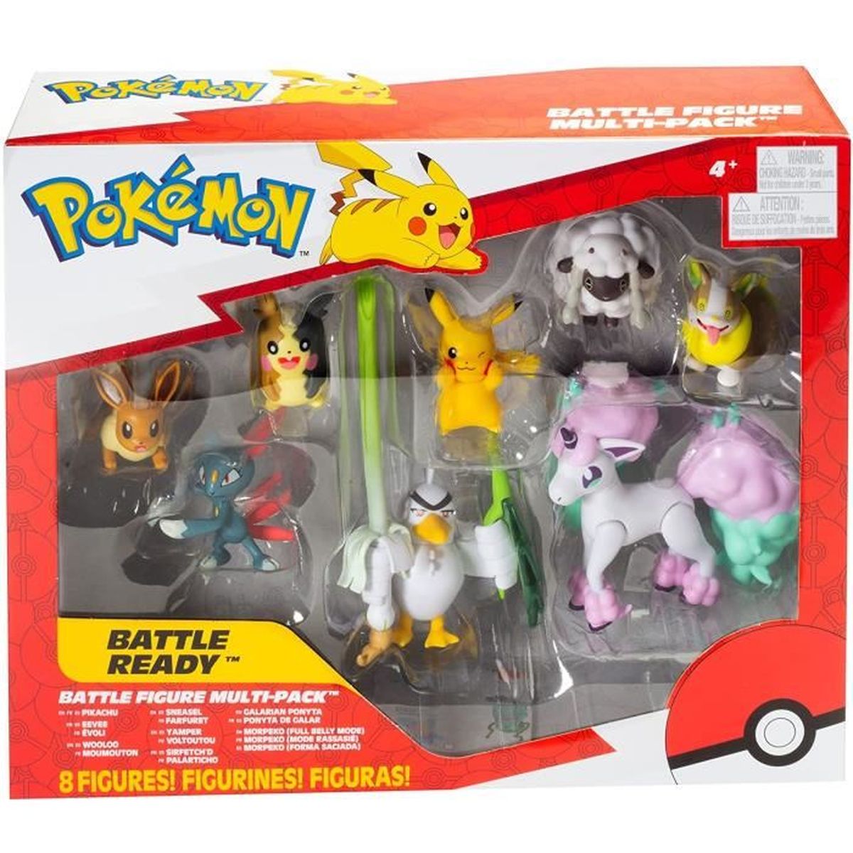 Pokémon Coffret de 8 Figurines de Bataille 