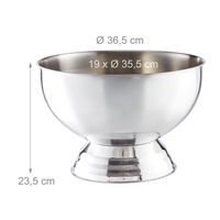 Sunicon Seau à glace en acrylique, petit récipient à glaçons en acrylique transparent pour champagne, bière, vin avec barre de poignée, fournitures KTV pour vin, fête, événement