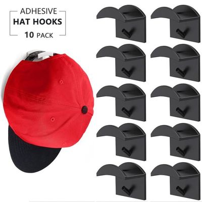 3 Supports à Casquettes Blancs | Crochets Anneaux Pour Rangement Chapeaux, écharpes, Cravates - 4