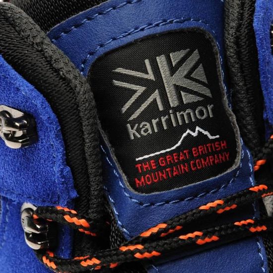 Karrimor Homme Hot Rock Marche Bottes Lacets Imperméable Bouts en Caoutchouc Métallique
