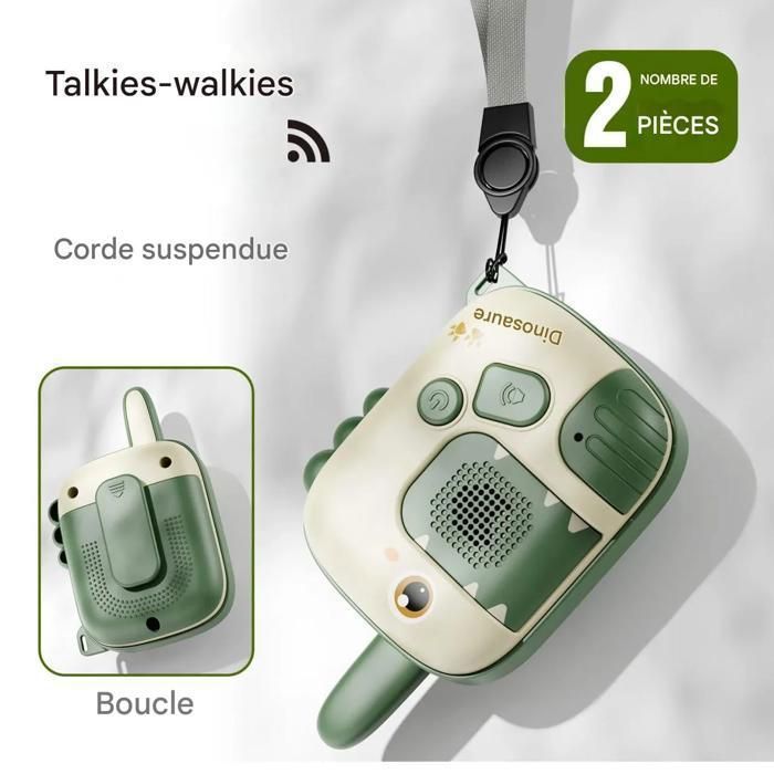 Talkies Walkies Enfants 8 Canaux - Jouet Aventure Extérieur Pour Garçons Et Filles 4-12 Ans - Idée Cadeau Anniversaire