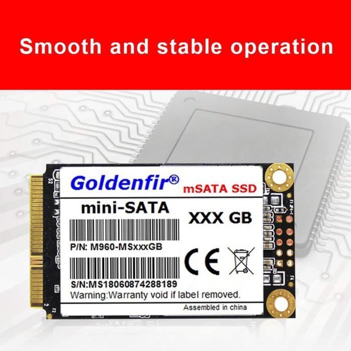 DISQUE DUR SSD Diamoen MSATA SSD Interne Solid State Disk Solid State  Disque Dur SSD mSATA pour PC Portable Ordinateur, 128Go405 - Cdiscount  Informatique