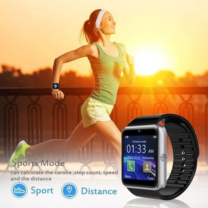 Montre connect e Montre intelligente 2020 nouveau GT08 Plus