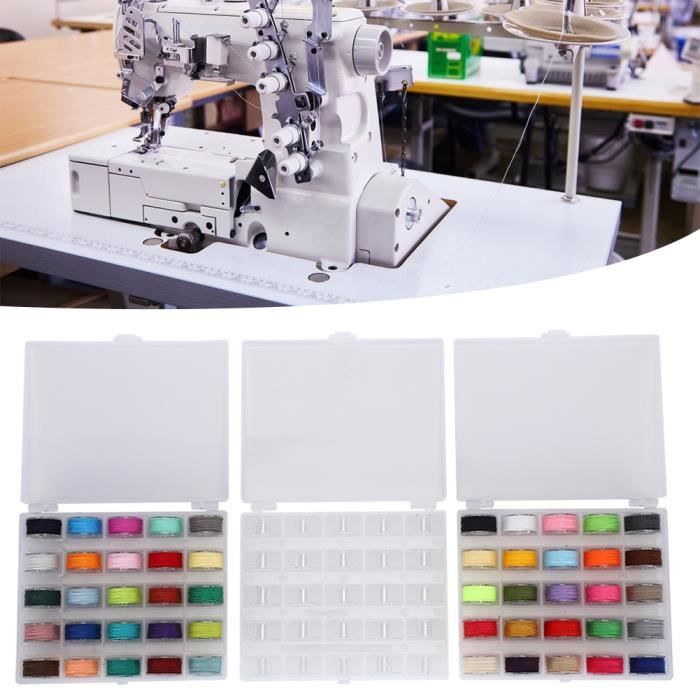 Fil à Coudre WE-STOCK Polyester - Lot 10 Bobines 50m - Couleurs Assorties - Couture Main/machine