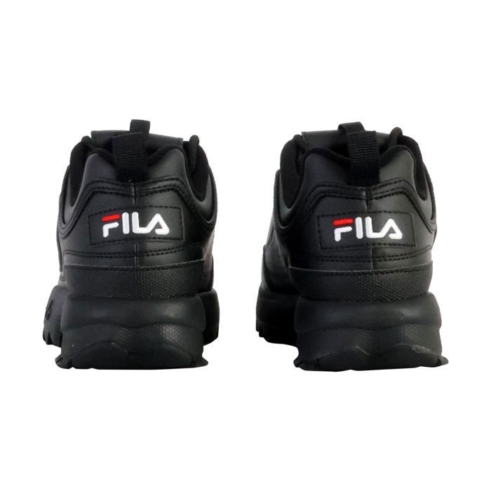 Baskets FILA DISRUPTOR II Femme Noir Synthétique Plat