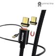 Hama Magnetic, 1 m, USB A, Micro-USB B, 2.0, Noir-0