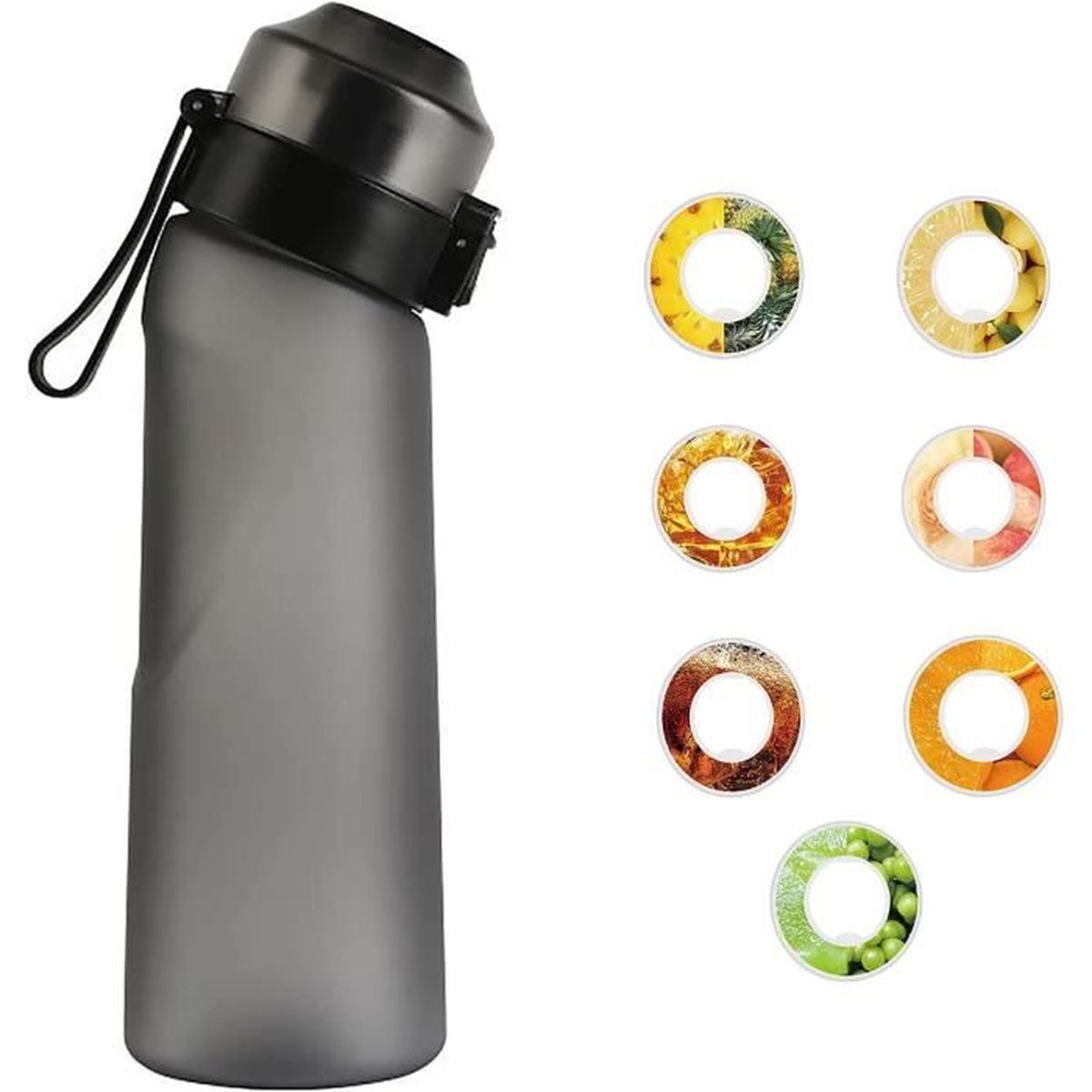 AirUp Gourde 650ML Air Gourde de 7 Capsules de saveur Gout Pods