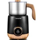 AMZCHEF 8 EN 1 Mousseur à Lait Multifonctionnel 550 Watts, Chauffe Lait Avec Tasse en Fendue de 600 ml pour Lait Chaud et Froid,
