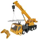 Jouet Grue Télécommandée, Camion Rampant Grue à Tour en Plastique 7 Couleurs Lumières Musique pour Garçons