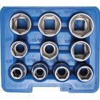 BGS TECHNIC Jeu de Douilles, six pans 12,5 mm (1/2") en pouces 10 pièces