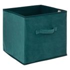 5 FIVE SIMPLY SMART 5five - panier velours 31x31cm "mix n' modul" bleu