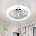 IZOWE Ventilateur de Plafond Silencieux avec Lumiere 6 Vitesses 45cm Dimmable Ventilateur de Plafond à LED avec Télécommande Réversible