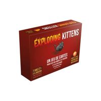 Asmodee - Exploding Kittens : Le Jeu de Base (Edition 2022) - Jeu de société - A partir de 7 Ans - 2 à 5 Joueurs - 15 Min