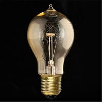 CON® 4x Ampoule E27 40W 110V/220V Lampe Filament Verre Lumière Rétro Antique