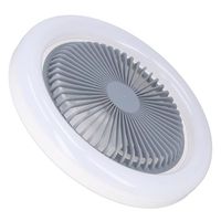 Dioche Lampe de ventilateur de plafond Ventilateur de plafond léger E27 30W Lampe de ventilateur LED réglable silencieuse pour