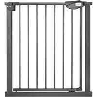 Barrière de sécurité pour enfants NAIZY - Noir - Portillon - Auto-close - 75-85 cm de large