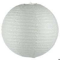 Atmosphera - Lanterne boule - papier et métal - D45 cm - Taupe