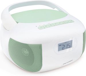 BALADEUR CD - CASSETTE Vert Lecteur CD Radio Portable Bluetooth Mady, MP3