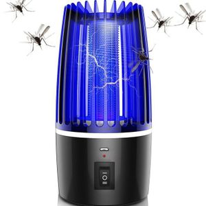 Lampe Anti Moustique Rechargeable USB - Mini Piège à Insectes UV Portable Pour Intérieur, Camping Et Voyages