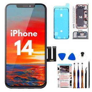Kit écran + Verre Tactile Pour IPhone 6S - Noir - Marque Olax - Outils Inclus