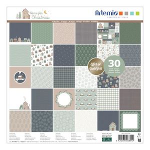 Kit De Papiers Pour Scrapbooking Barok Effet Métallisé - Artemio - 30