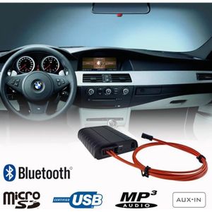 Bluetooth radio stéréo aux in adaptateur récepteur filtre pour BMW E60 E61 E62